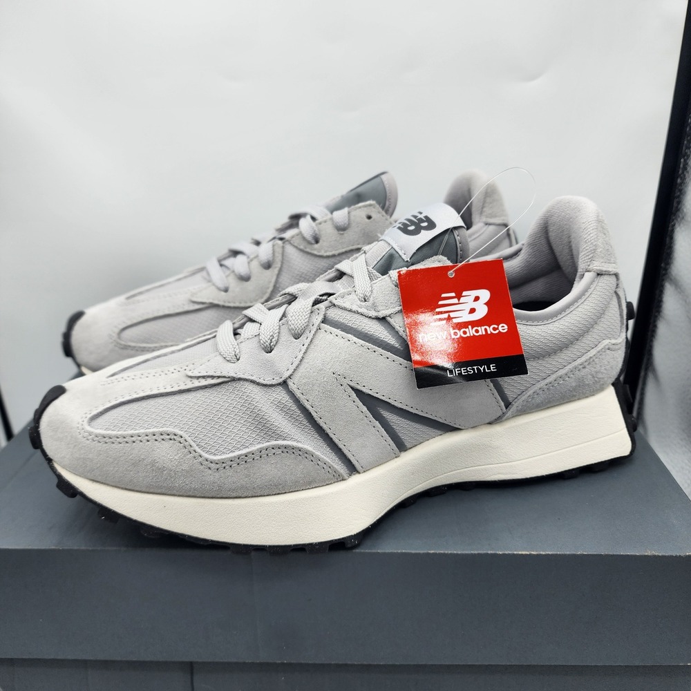 New Balance 327 Lifestyle Grey Suede Mesh Sneakers U327SWA Mens 8.5 Womens 10